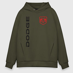 Толстовка оверсайз мужская Dodge Style, цвет: хаки