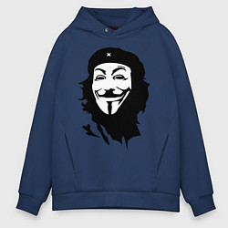 Толстовка оверсайз мужская Vendetta Chegevara, цвет: тёмно-синий