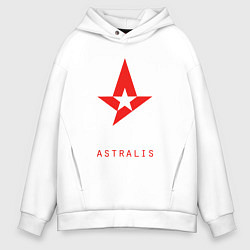 Толстовка оверсайз мужская Astralis - The Form, цвет: белый