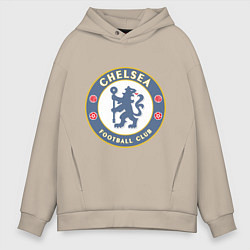 Толстовка оверсайз мужская Chelsea FC, цвет: миндальный