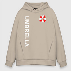 Толстовка оверсайз мужская UMBRELLA CORP, цвет: миндальный