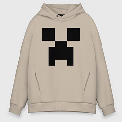 Толстовка оверсайз мужская Minecraft, цвет: миндальный