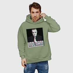 Толстовка оверсайз мужская Lindeman, цвет: авокадо — фото 2