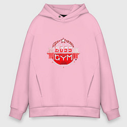 Толстовка оверсайз мужская Boss of GYM Color, цвет: светло-розовый