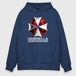 Толстовка оверсайз мужская UMBRELLA CORP, цвет: тёмно-синий