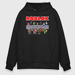 Толстовка оверсайз мужская ROBLOX, цвет: черный
