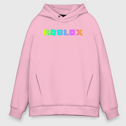 Толстовка оверсайз мужская ROBLOX, цвет: светло-розовый