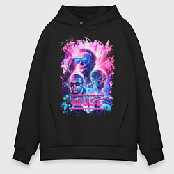 Толстовка оверсайз мужская Muse, цвет: черный