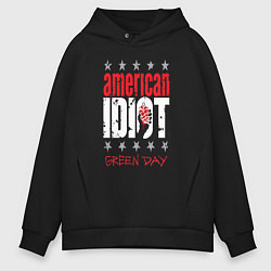 Толстовка оверсайз мужская Green Day, цвет: черный