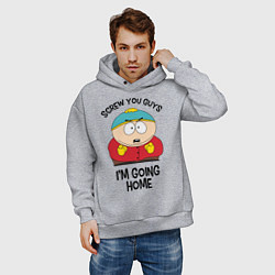 Толстовка оверсайз мужская South Park, Эрик Картман, цвет: меланж — фото 2