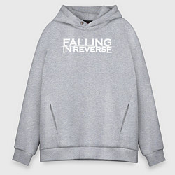 Толстовка оверсайз мужская Falling in Reverse, цвет: меланж