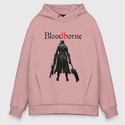 Толстовка оверсайз мужская Bloodborne, цвет: пыльно-розовый