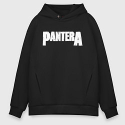 Толстовка оверсайз мужская Pantera, цвет: черный