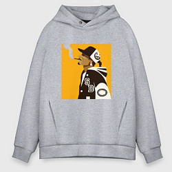 Толстовка оверсайз мужская Snoop Dogg, цвет: меланж