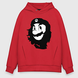 Толстовка оверсайз мужская Che Mario, цвет: красный