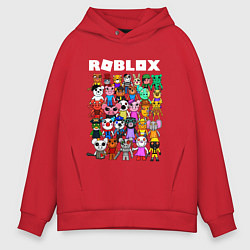 Толстовка оверсайз мужская ROBLOX PIGGY, цвет: красный