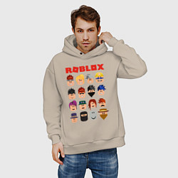 Толстовка оверсайз мужская ROBLOX, цвет: миндальный — фото 2