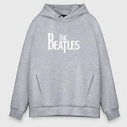 Толстовка оверсайз мужская The Beatles, цвет: меланж