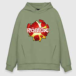 Толстовка оверсайз мужская ROBLOX LOGO, цвет: авокадо