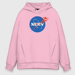 Толстовка оверсайз мужская Nerv, цвет: светло-розовый