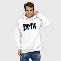 Толстовка оверсайз мужская DMX Logo Z, цвет: белый — фото 2