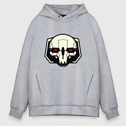 Толстовка оверсайз мужская Mech BattleTech, цвет: меланж