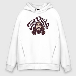 Толстовка оверсайз мужская The Dude BL, цвет: белый
