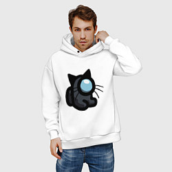 Толстовка оверсайз мужская Among Us, цвет: белый — фото 2