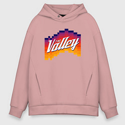 Толстовка оверсайз мужская Финикс - The Valley, цвет: пыльно-розовый