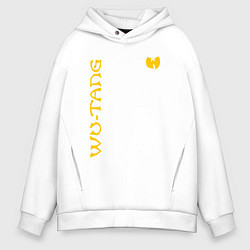 Толстовка оверсайз мужская WU TANG CLAN LOGO YELLOW, цвет: белый