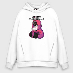 Толстовка оверсайз мужская Guardian with a gift, цвет: белый