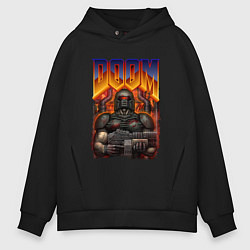 Толстовка оверсайз мужская DOOM 64, цвет: черный