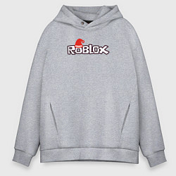 Толстовка оверсайз мужская Logo RobloX, цвет: меланж