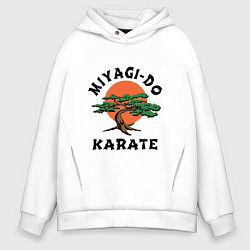 Толстовка оверсайз мужская Мияги до, цвет: белый