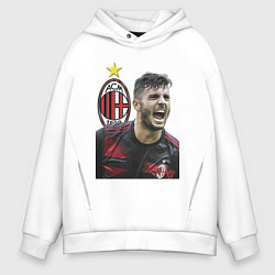 Толстовка оверсайз мужская Форвард Милана, цвет: белый