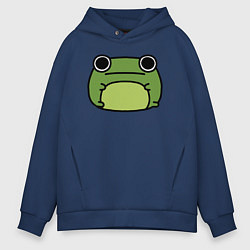 Толстовка оверсайз мужская Frog Lucky, цвет: тёмно-синий