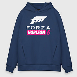 Толстовка оверсайз мужская Forza Horizon 6 logo, цвет: тёмно-синий