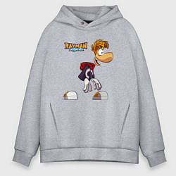 Толстовка оверсайз мужская Rayman Legends Рэйман, цвет: меланж
