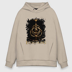 Толстовка оверсайз мужская ELDEN RING SYMBOL LOGO, цвет: миндальный
