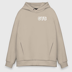 Толстовка оверсайз мужская GVS NEW, цвет: миндальный