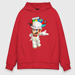 Толстовка оверсайз мужская Super Mario Odyssey Nintendo, цвет: красный
