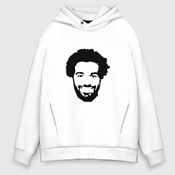 Толстовка оверсайз мужская Salah Face, цвет: белый