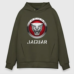 Толстовка оверсайз мужская JAGUAR Jaguar, цвет: хаки