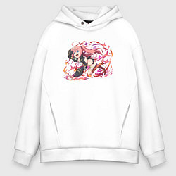 Толстовка оверсайз мужская Милим нава арт, цвет: белый