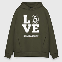 Толстовка оверсайз мужская Galatasaray Love Classic, цвет: хаки