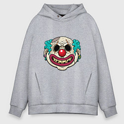 Толстовка оверсайз мужская Old Clown, цвет: меланж