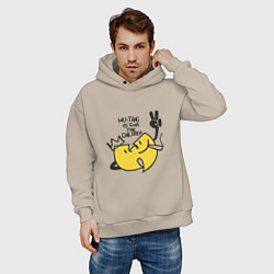 Толстовка оверсайз мужская Wu-Tang Is For The Children, цвет: миндальный — фото 2