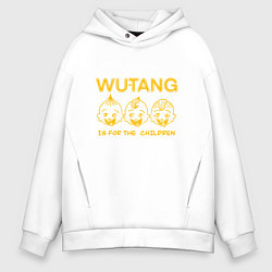 Толстовка оверсайз мужская Wu-Tang Childrens, цвет: белый