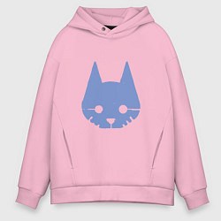Толстовка оверсайз мужская Stray Blue, цвет: светло-розовый