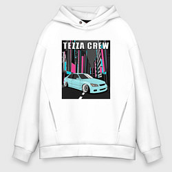 Толстовка оверсайз мужская Toyota Altezza Tezza Crew, цвет: белый